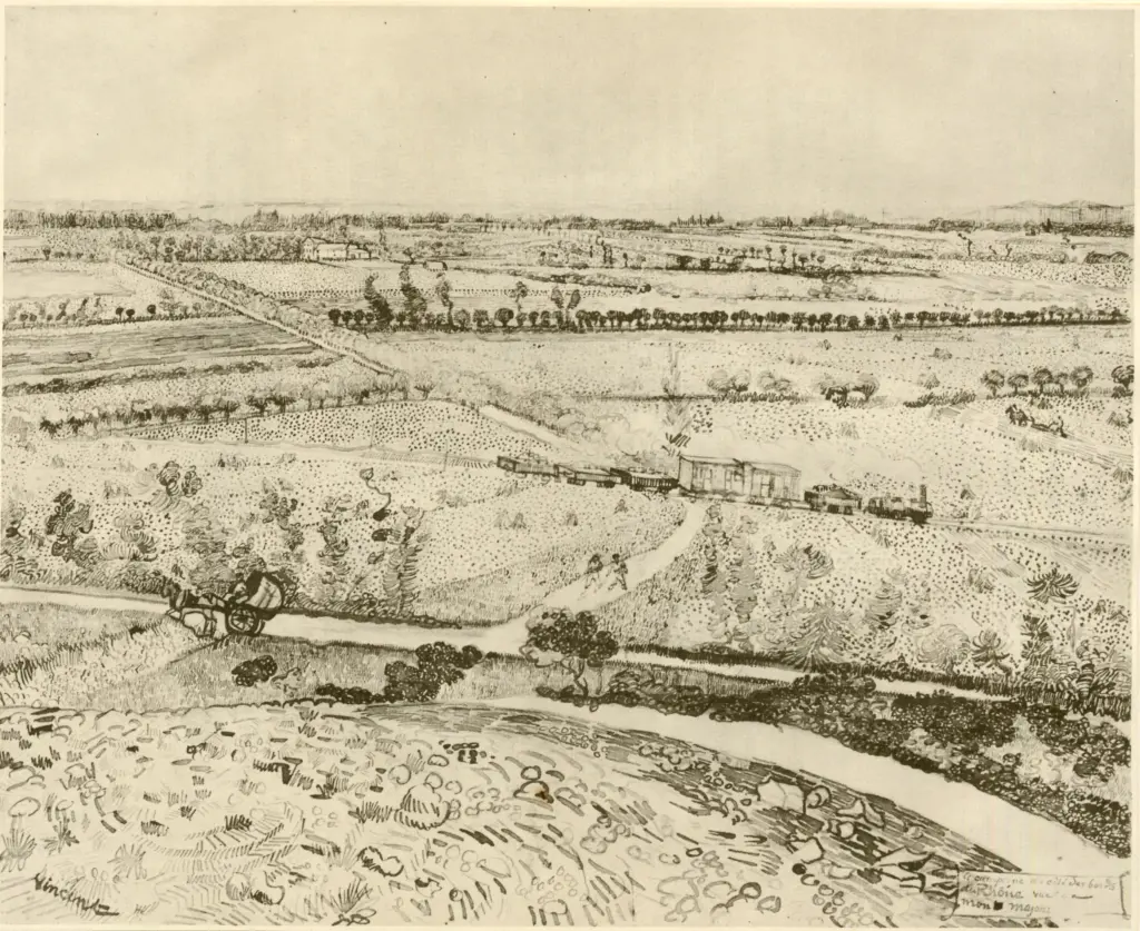 Anonimo , Van Gogh, Vincent - sec. XIX - Montmajour , fronte