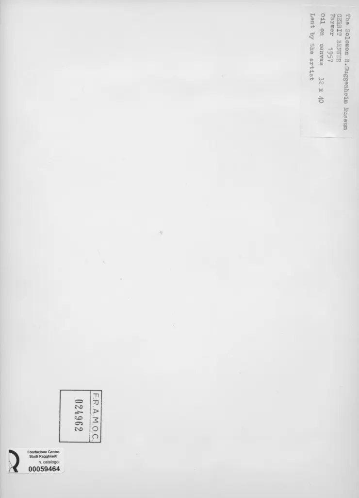 Anonimo , Benner, Gerrit - sec. XX - Farmer , retro