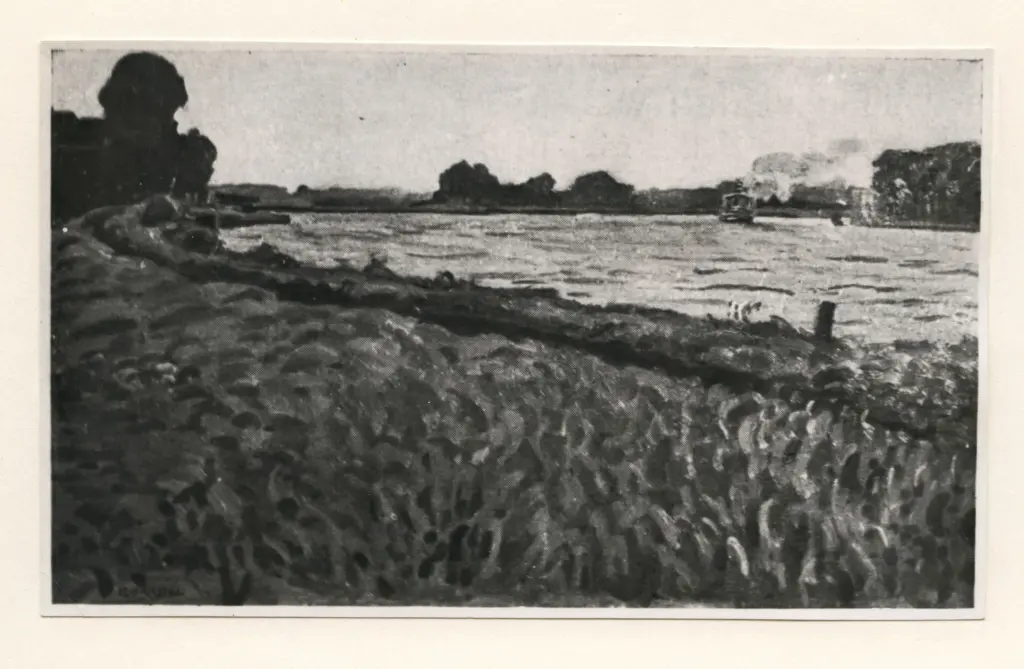 Gestel, Leo , Die Amstel bei Amsterdam