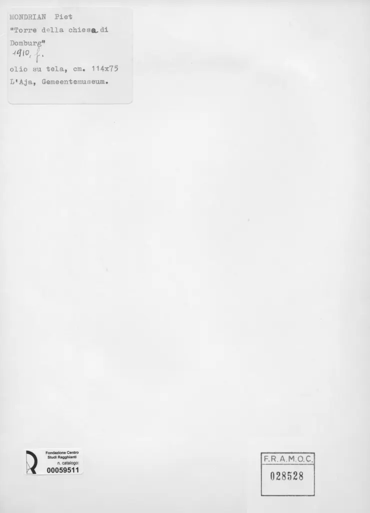 Anonimo , Mondrian, Piet - sec. XX , retro