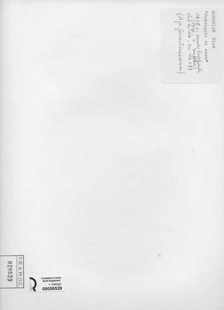 Anonimo , Mondrian, Piet - sec. XX , retro