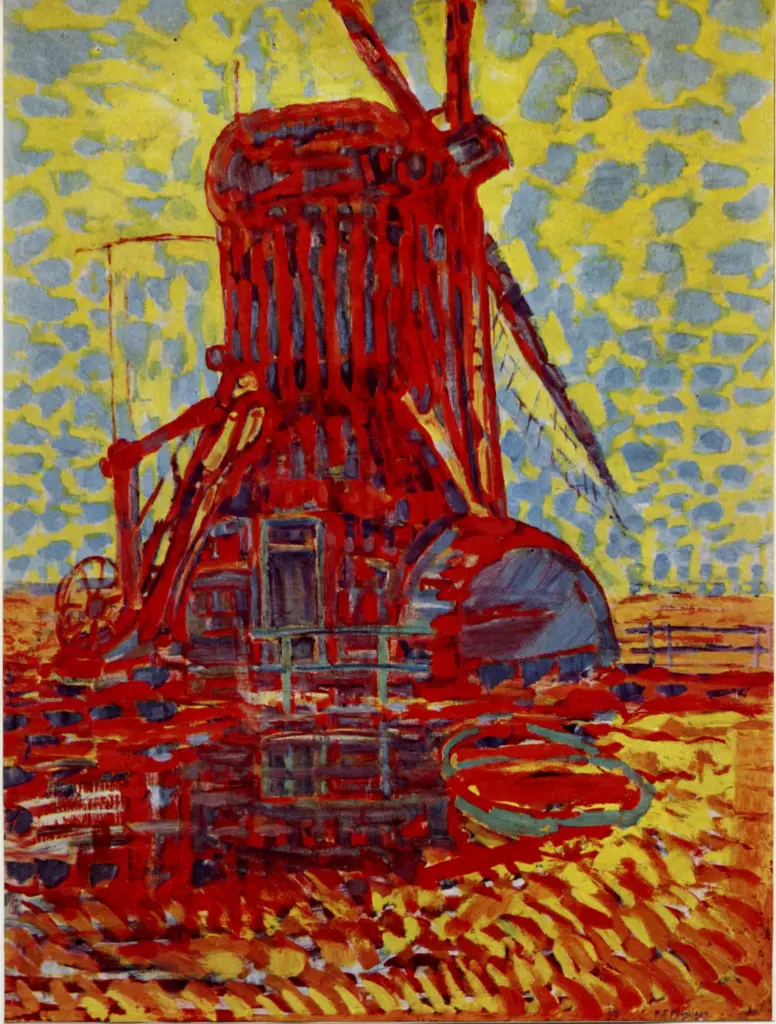 Anonimo , Mondrian, Piet - sec. XX , fronte