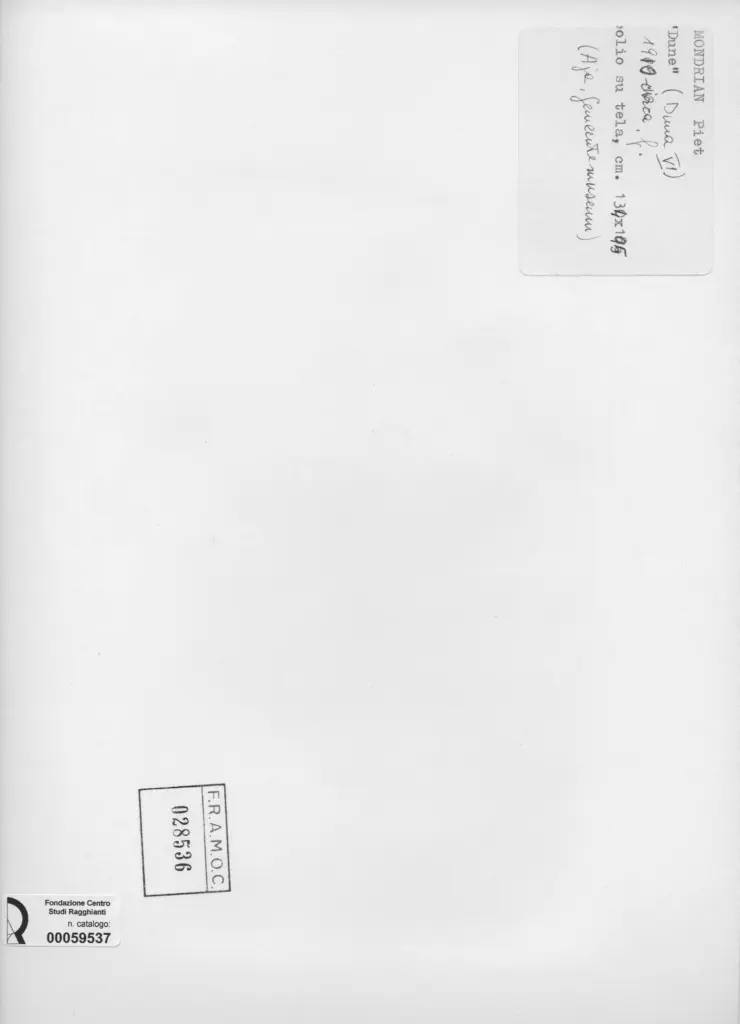 Anonimo , Mondrian, Piet - sec. XX , retro