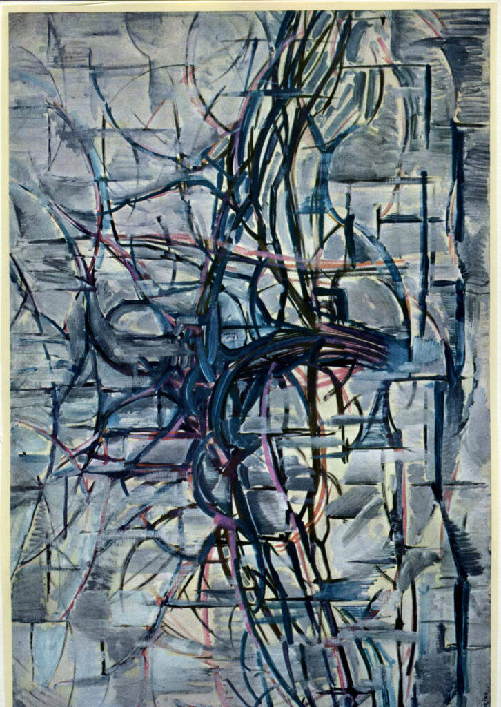 Anonimo , Mondrian, Piet - sec. XX - Albero (Orizzontale) , fronte