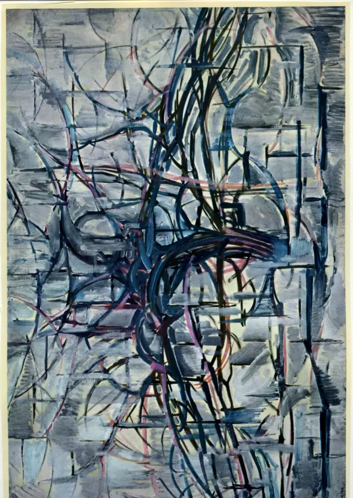 Anonimo , Mondrian, Piet - sec. XX - Albero (Orizzontale) , fronte