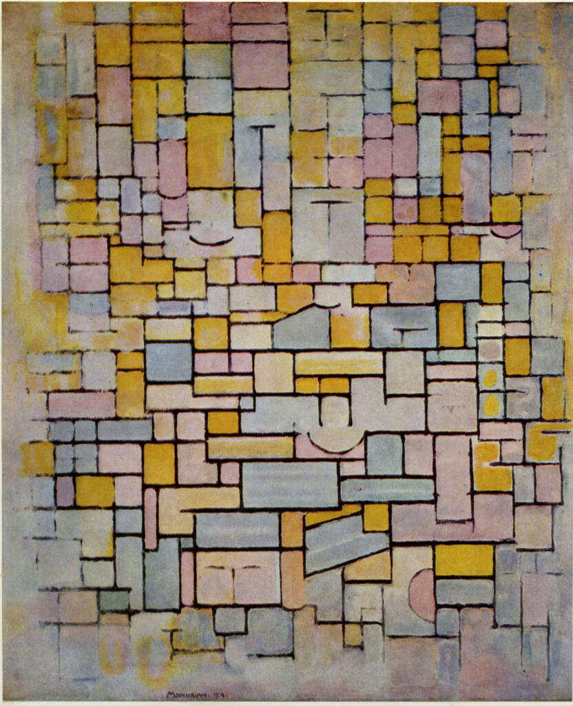 Anonimo , Mondrian, Piet - sec. XX , fronte