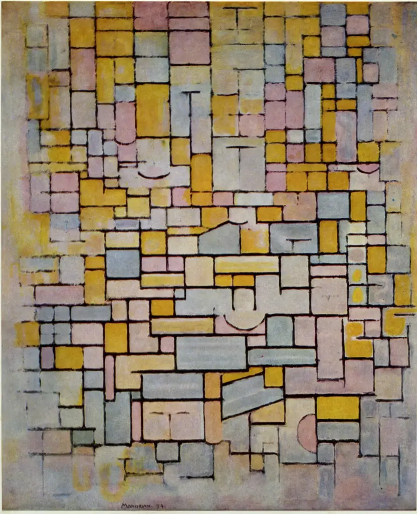 Mondrian, Piet , Composizione n. 7