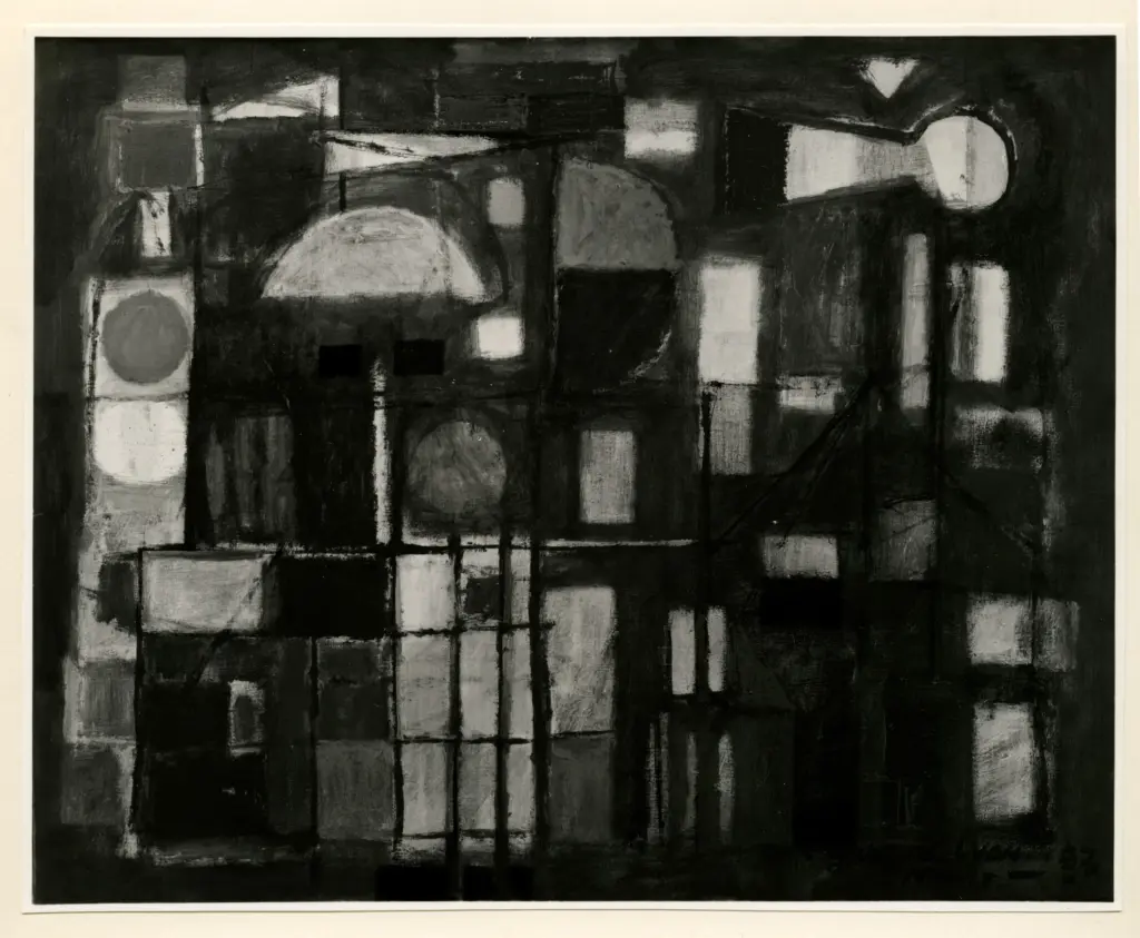 Giacomelli , Nanninga, Jacob - sec. XX - Stazione di Lione a mezzanotte , fronte