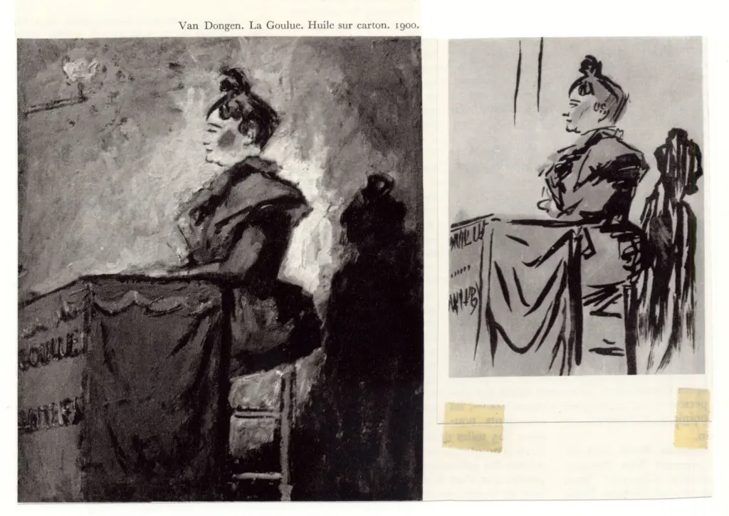 Anonimo , van Dongen, Kees - sec. XX - La Goulue , fronte