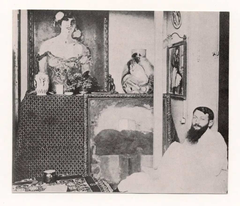 Anonimo , van Dongen, Kees - sec. XX - Van Dongen nel suo Studio di Montmartre , fronte