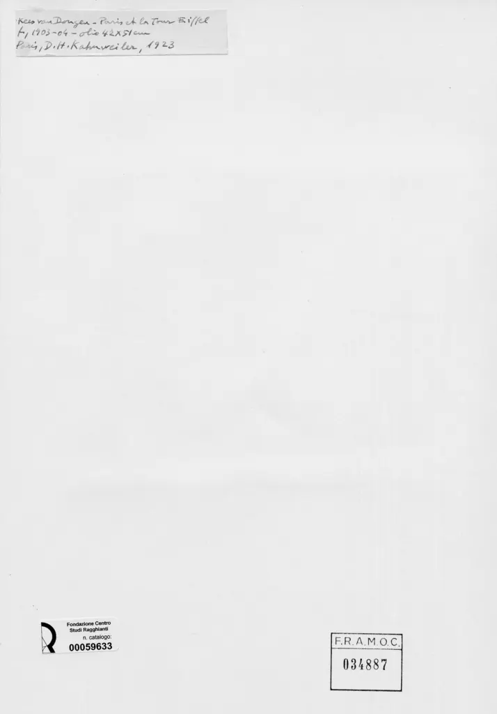 Anonimo , van Dongen, Kees - sec. XX - Paris et la Tour Eiffel , retro