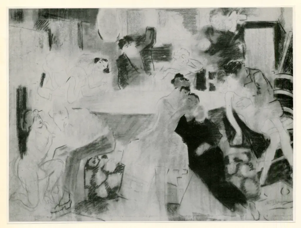 Anonimo , van Dongen, Kees - sec. XX - Delassement , fronte