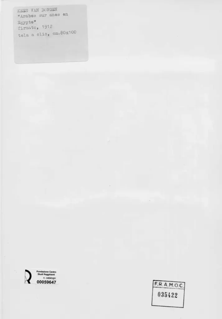 Anonimo, Anonimo , retro