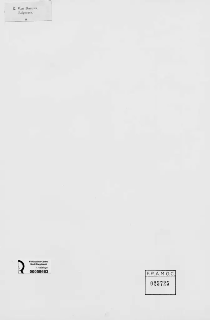 Anonimo, Anonimo , van Dongen, Kees - - , retro