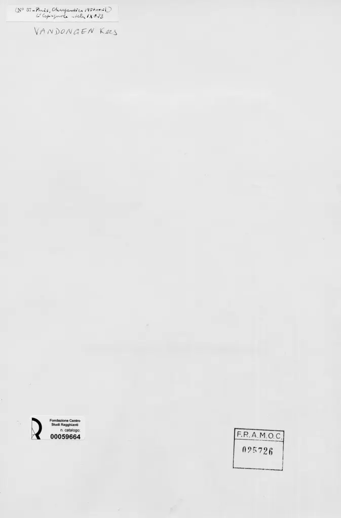 Anonimo , van Dongen, Kees - sec. XX - La spagnola , retro