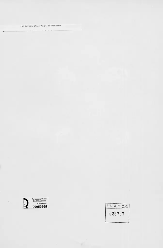 Anonimo , van Dongen, Kees - sec. XX - Dans les Nuages , retro