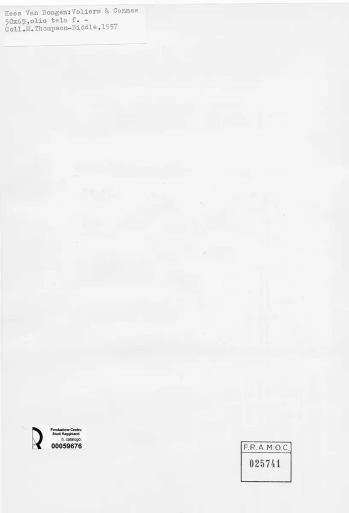 Anonimo, Anonimo , retro