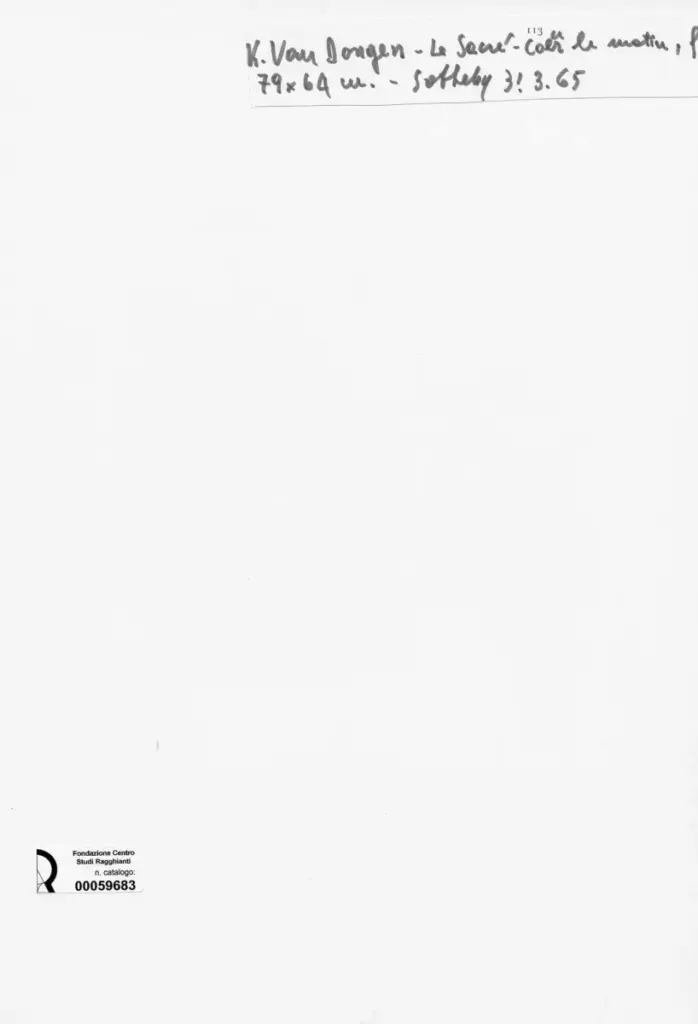 Anonimo , van Dongen, Kees - sec. XX - Le Sacr&eacute; Coeur le matin , retro