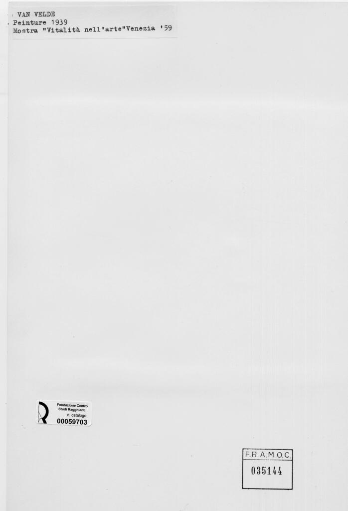 Anonimo , van Velde, Bram - sec. XX - Peinture , retro