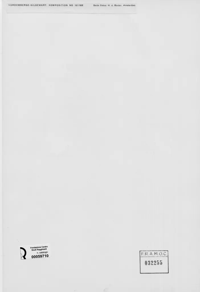 Bouter, H.D. , Vordemberge, Gildewart F. , retro