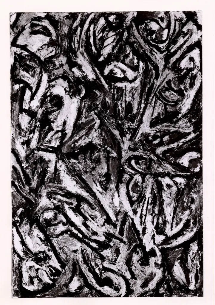 Anonimo , Wolvecamp, Theo - sec. XX - Figure en Paysage