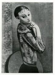 Anonimo , Kisling, Moise - sec. XX - Junges mädchen , fronte