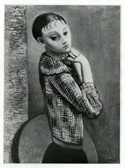 Anonimo , Kisling, Moise - sec. XX - Junges m&auml;dchen , fronte