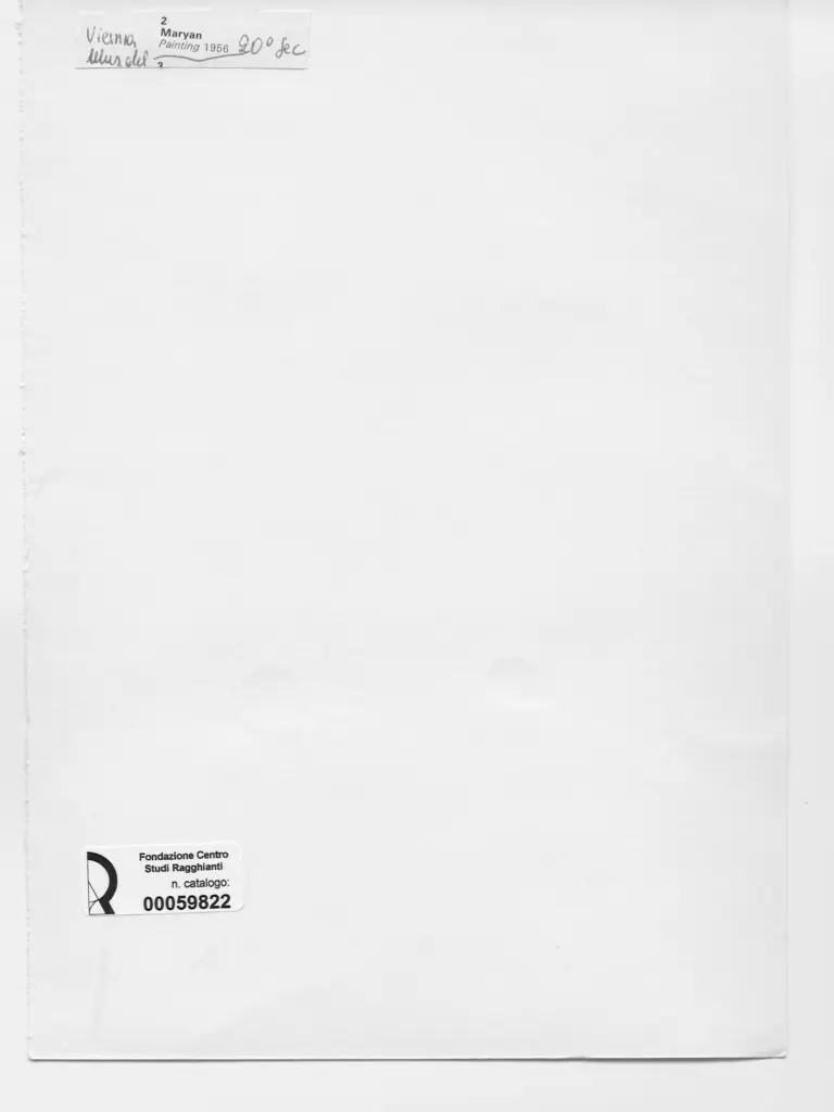 Anonimo , Maryan - sec. XX - Nudo , retro