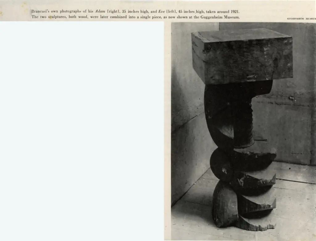 Anonimo , Brancusi, Constantin - sec. XX - Adam , fronte