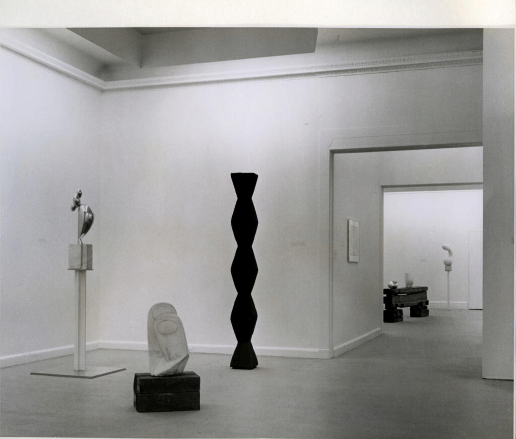 Anonimo , Brancusi, Constantin - sec. XX - Bench, Head of a child, Endless column, Princess X, Two penguins, Torso of a girl, Study for "The new born", Sophisticated young lady , fronte