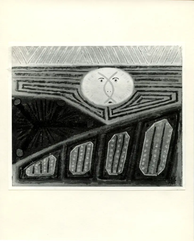 Anonimo , Brauner, Victor - sec. XX - Paysage Humanis&eacute; , fronte