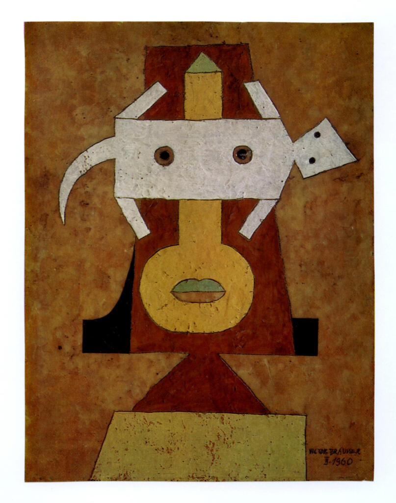 Anonimo , Brauner, Victor - sec. XX - Multipliant III , fronte