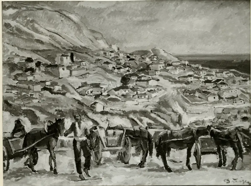 Fotografia Ferruzzi , Darascu, Nicolae - sec. XX - Vista di Balcic , fronte