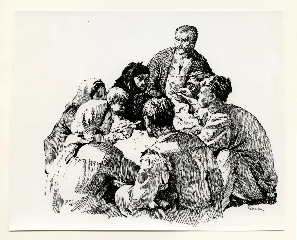 A.F.I. Agenzia Fotografica Industriale , Perahim, Jules - sec. XX - La tavola , fronte