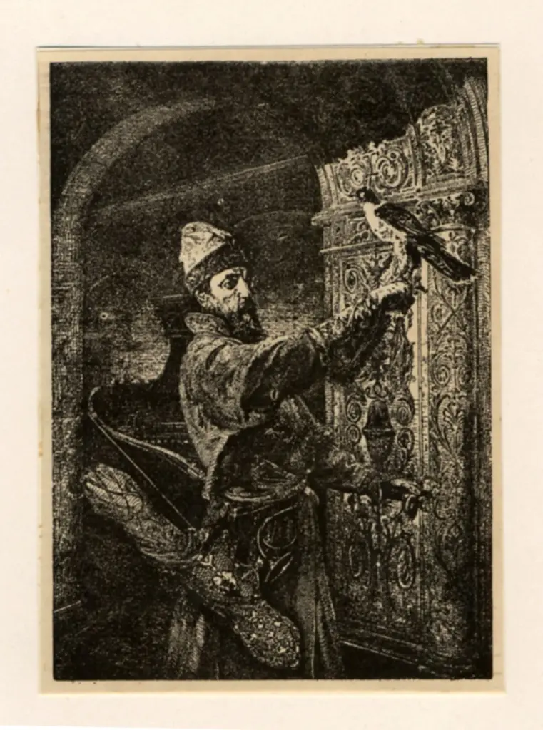 Anonimo , Litovtschenko, Alexander Dmitrievich - sec. XIX - A Russien Falconier , fronte