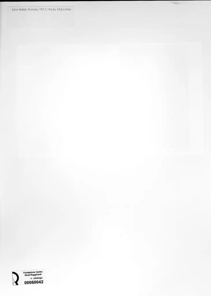 Anonimo , Bakst, Leon - sec. XX - Niiinsky , retro