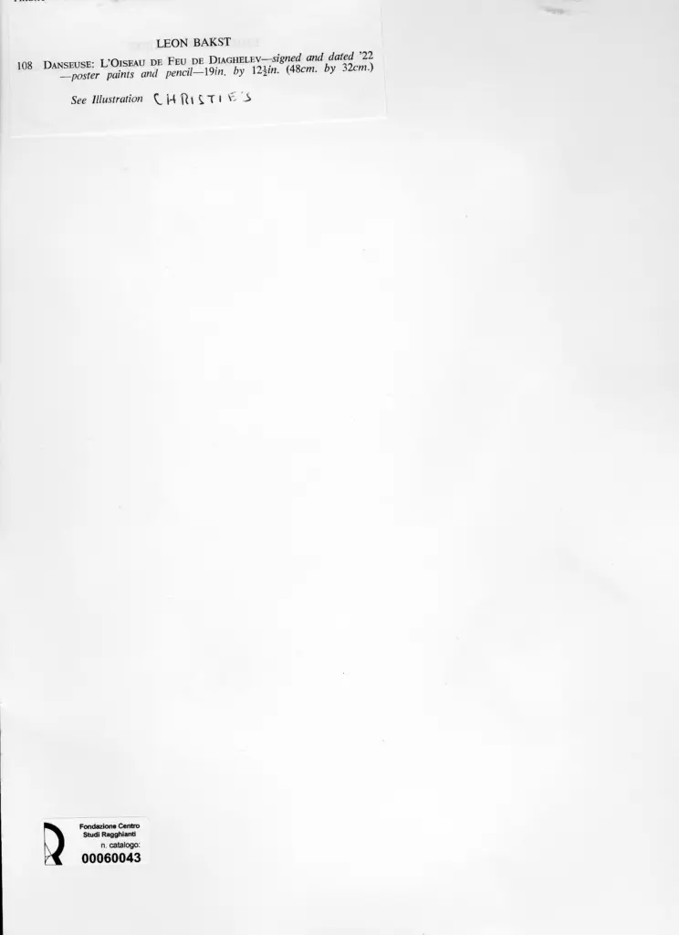 Bakst, Leon - sec. XX , retro