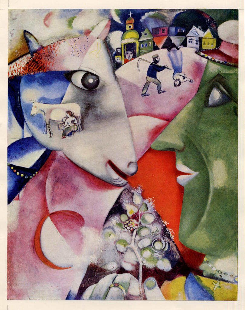 Anonimo , Chagall, Marc - sec. XX - Moi et le Village , fronte