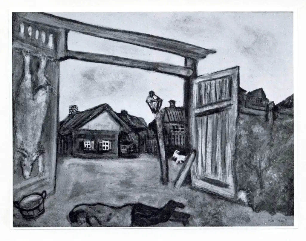 Anonimo , Chagall, Marc - sec. XX - Souvenir de patrie , fronte