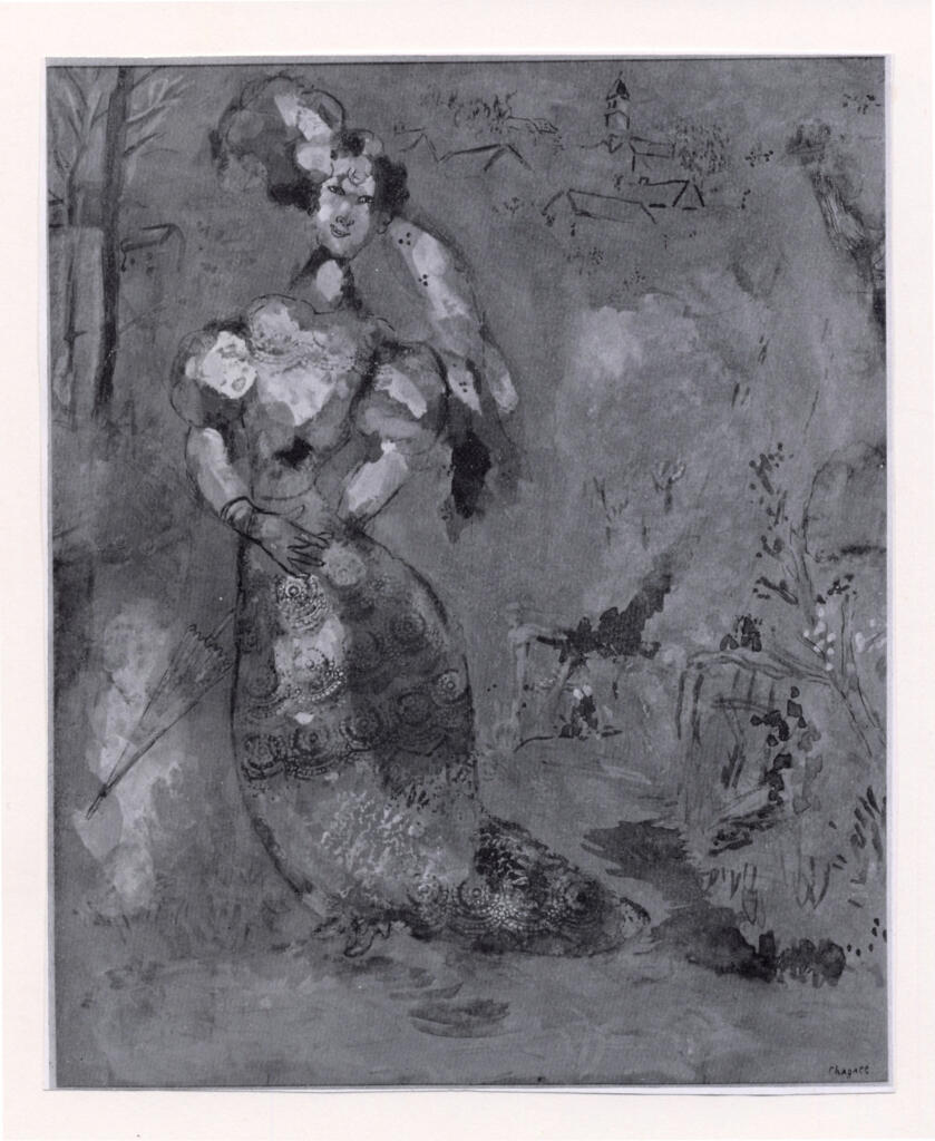 Anonimo , Chagall, Marc - sec. XX - La fille revenant du Village , fronte