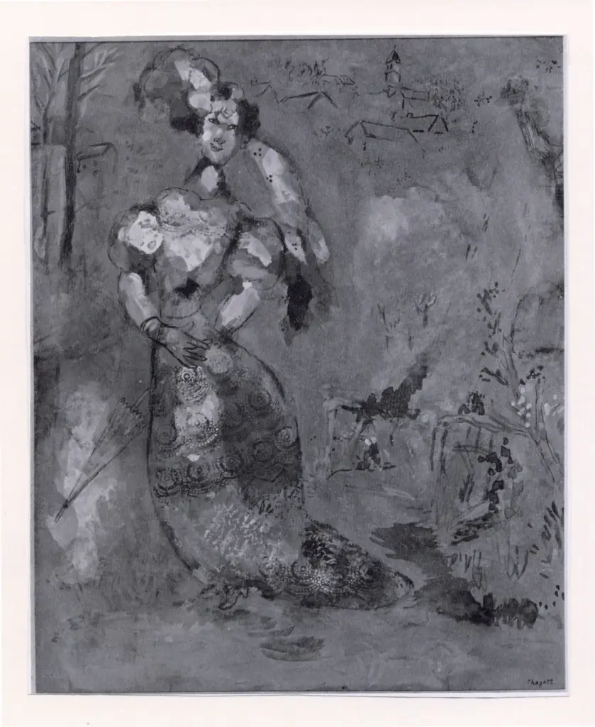 Anonimo , Chagall, Marc - sec. XX - La fille revenant du Village , fronte