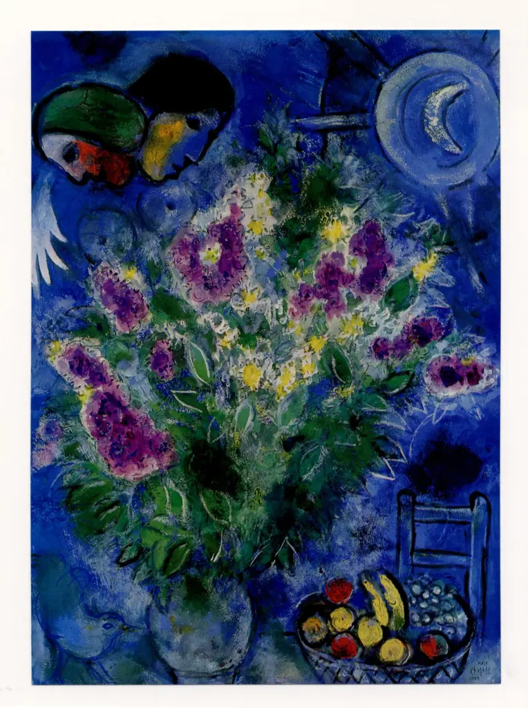 Anonimo , Chagall, Marc - sec. XX - Blumenstilleben , fronte