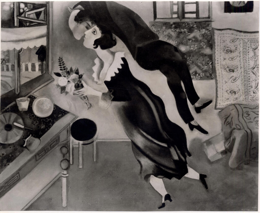 Anonimo , Chagall, Marc - sec. XX - Il compleanno , fronte
