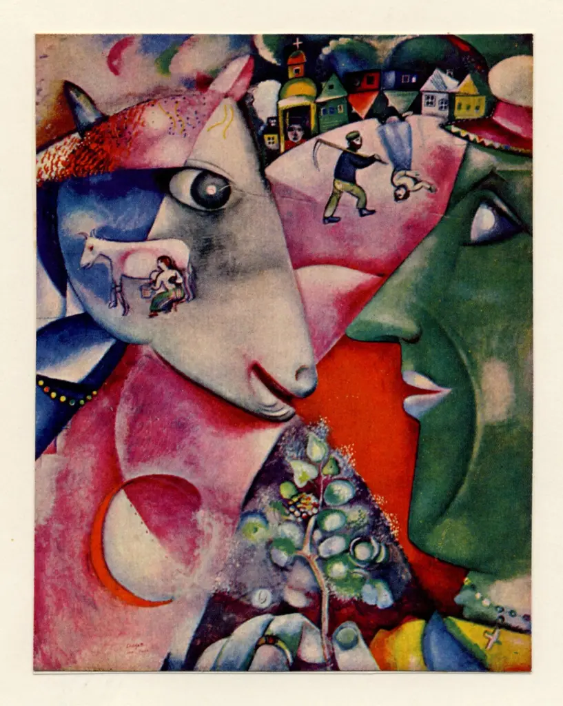 Anonimo , Chagall, Marc - sec. XX - Moi et le Village , fronte