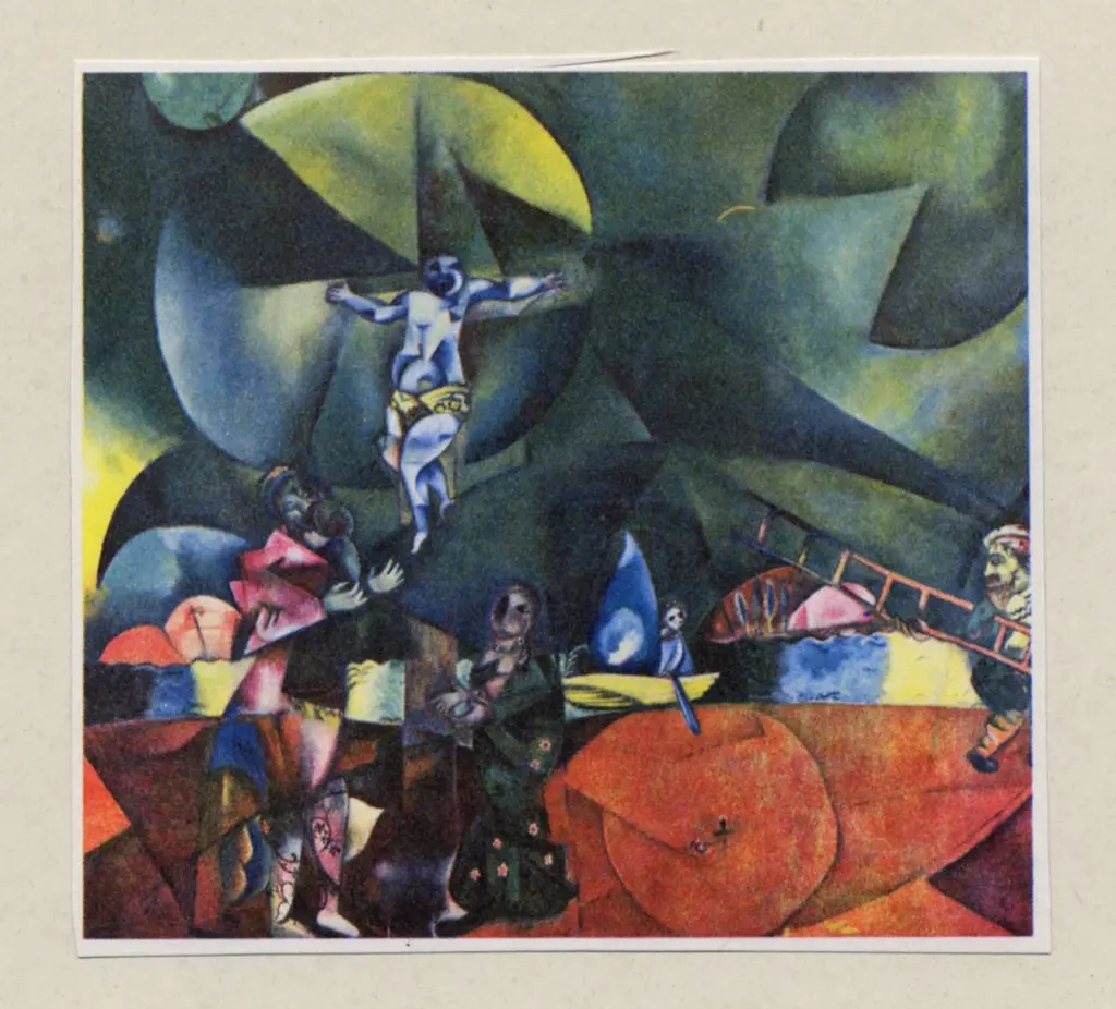 Anonimo , Chagall, Marc - sec. XX - Calvario , fronte