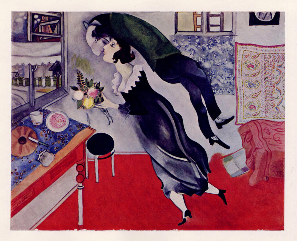 Anonimo , Chagall, Marc - sec. XX - L'anniversario , fronte