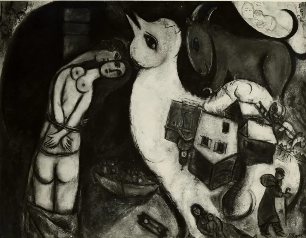 Anonimo , Chagall, Marc - sec. XX - Coppia , fronte