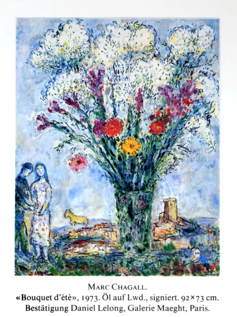 Anonimo , Chagall, Marc - sec. XX - Bouquet d'&eacute;t&eacute; , fronte