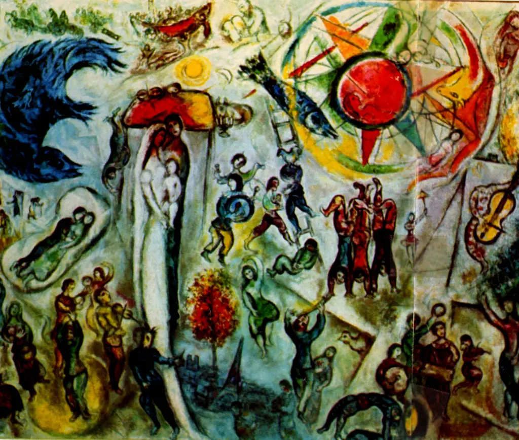 Anonimo , Chagall, Marc - sec. XX - Il circo , fronte
