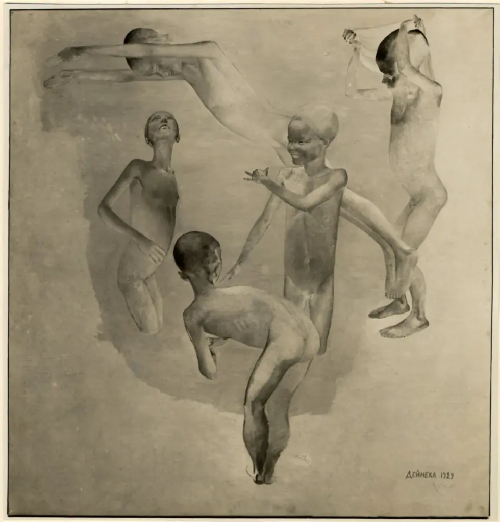 Deineka, Alexandre , Fanciulli nel Bagno